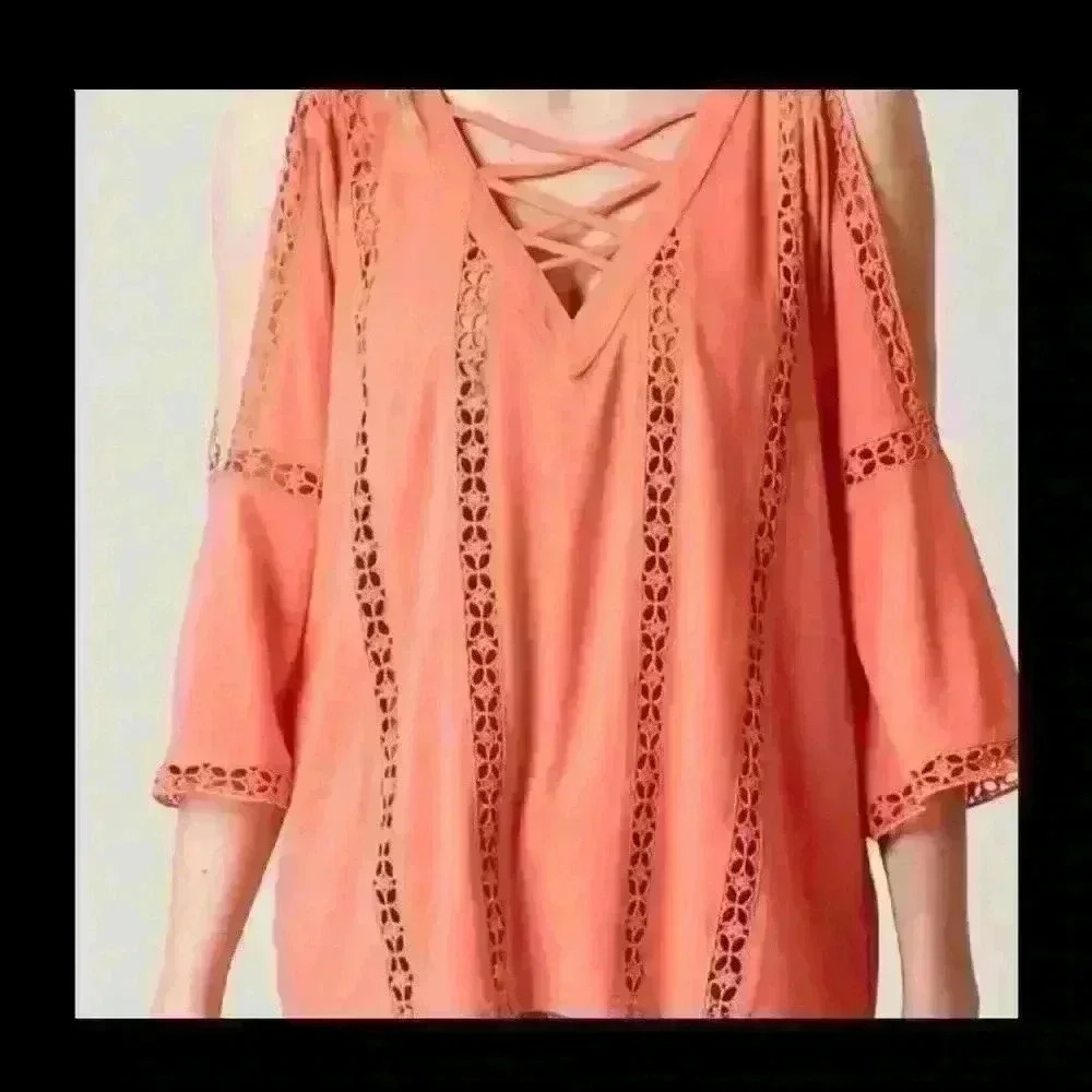 Off the shoulder top. Like New. Worn one time.